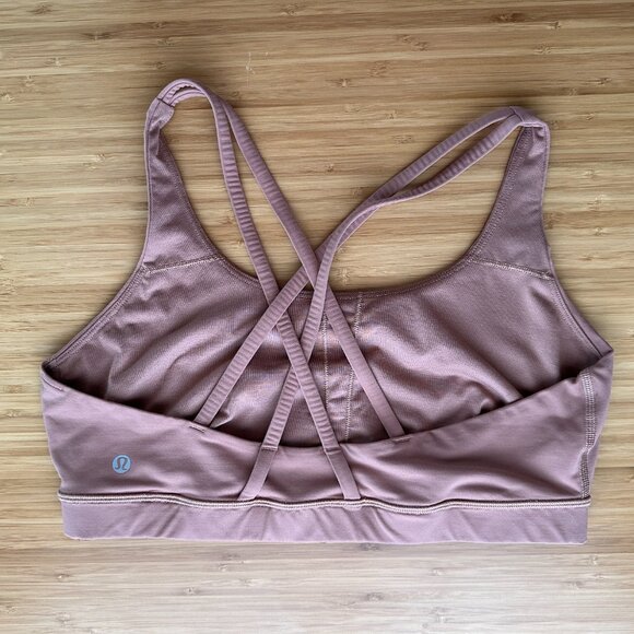 lululemon athletica Other - lululemon Energy Bra *Medium Support B-D bra EUC Dusty Clay 12